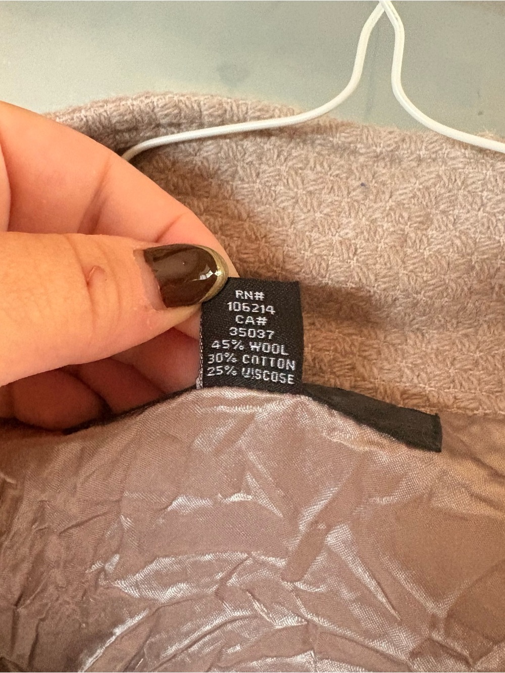 JOE’S JEANS Women’s Wool Zip Blazer - Picture 6 of 7